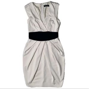 Dorothy Perkins Cream Black Sleeveless Dress